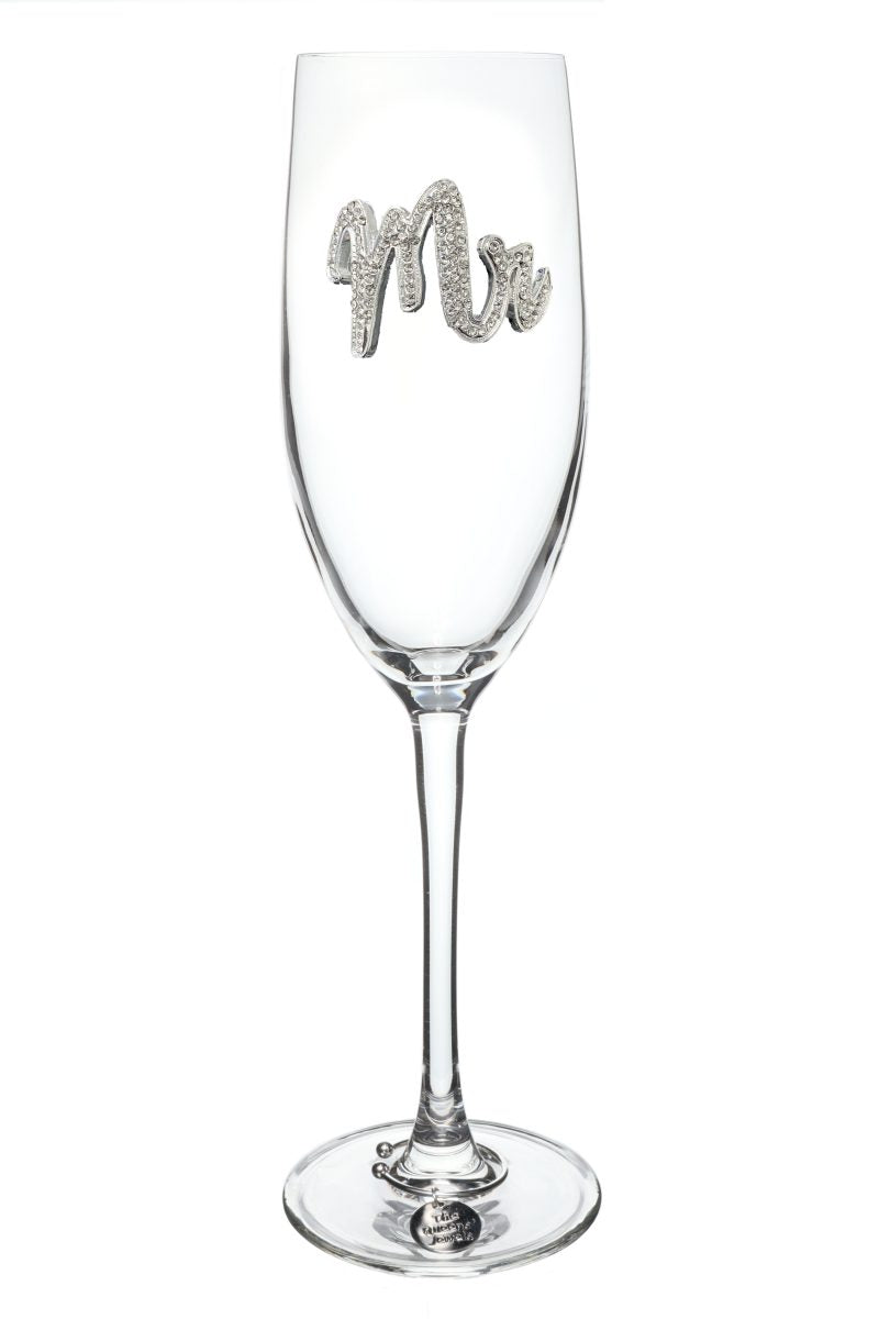 Jeweled Champagne Flute - Mr.