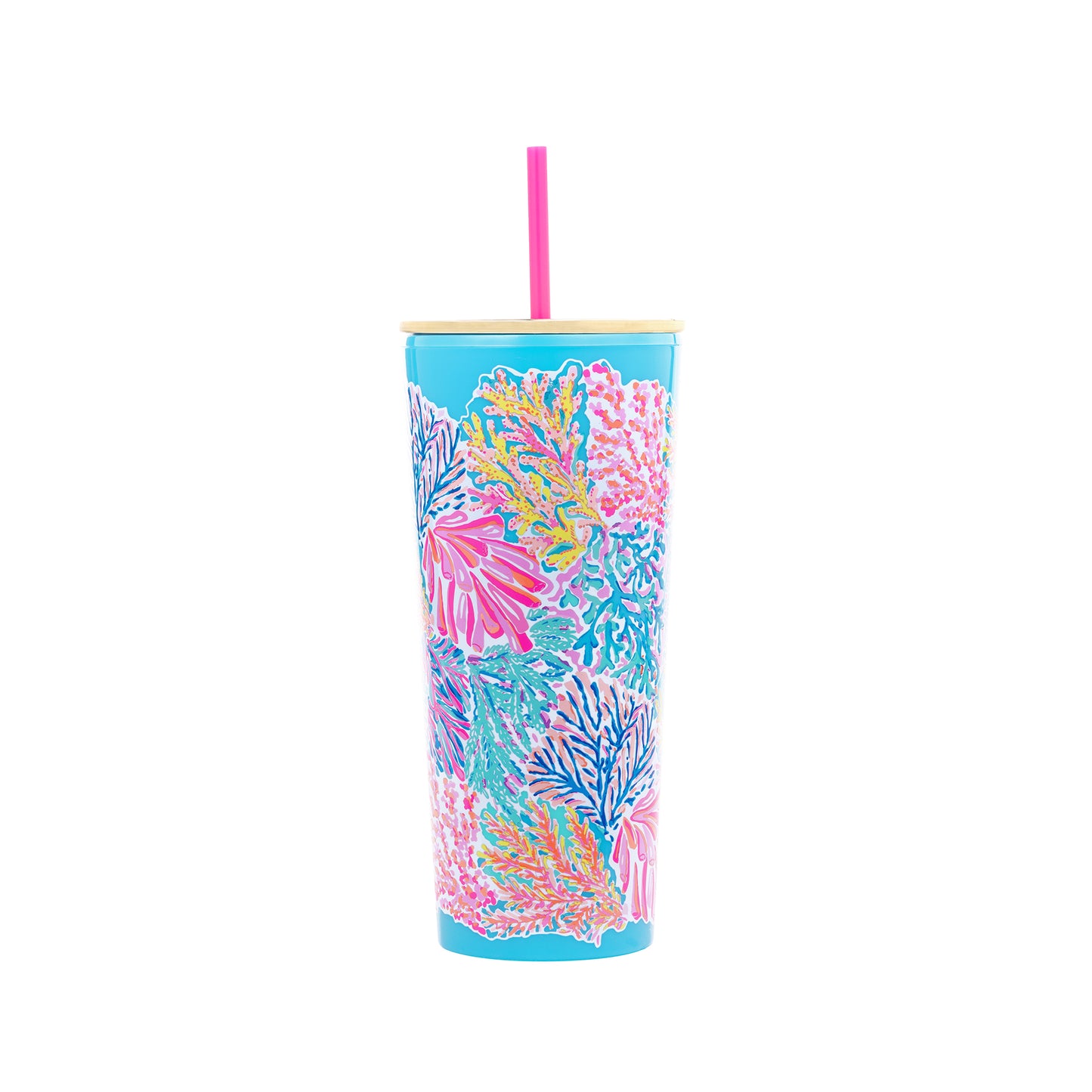 Lilly Pulitzer Tumbler w/Straw - Splashdance