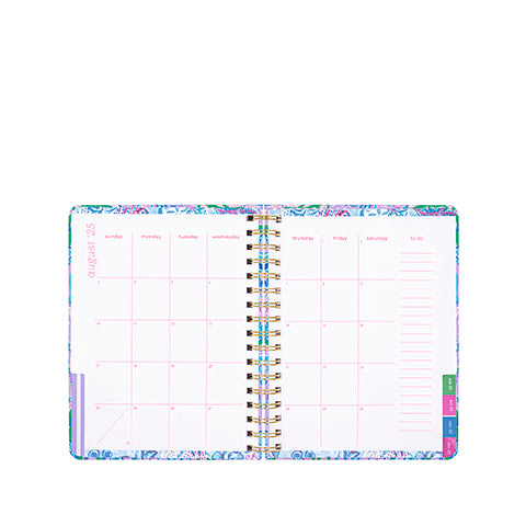 Lilly Pulitzer 17 Month Large Agenda - 2024/2025 - Interior View