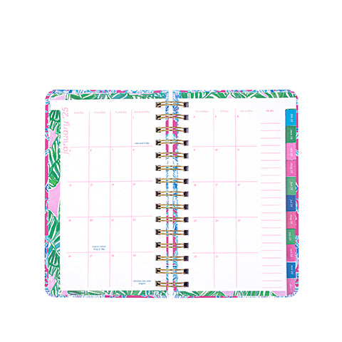 Lilly Pulitzer 17 Month Medium Agenda - 2024/2025 - Interior View