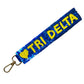 Sequin Sorority Heart Wristlet - Delta Delta Delta