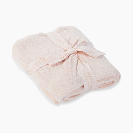 Barefoot Dreams Cozychic Lite Ribbed Baby Blanket Pink