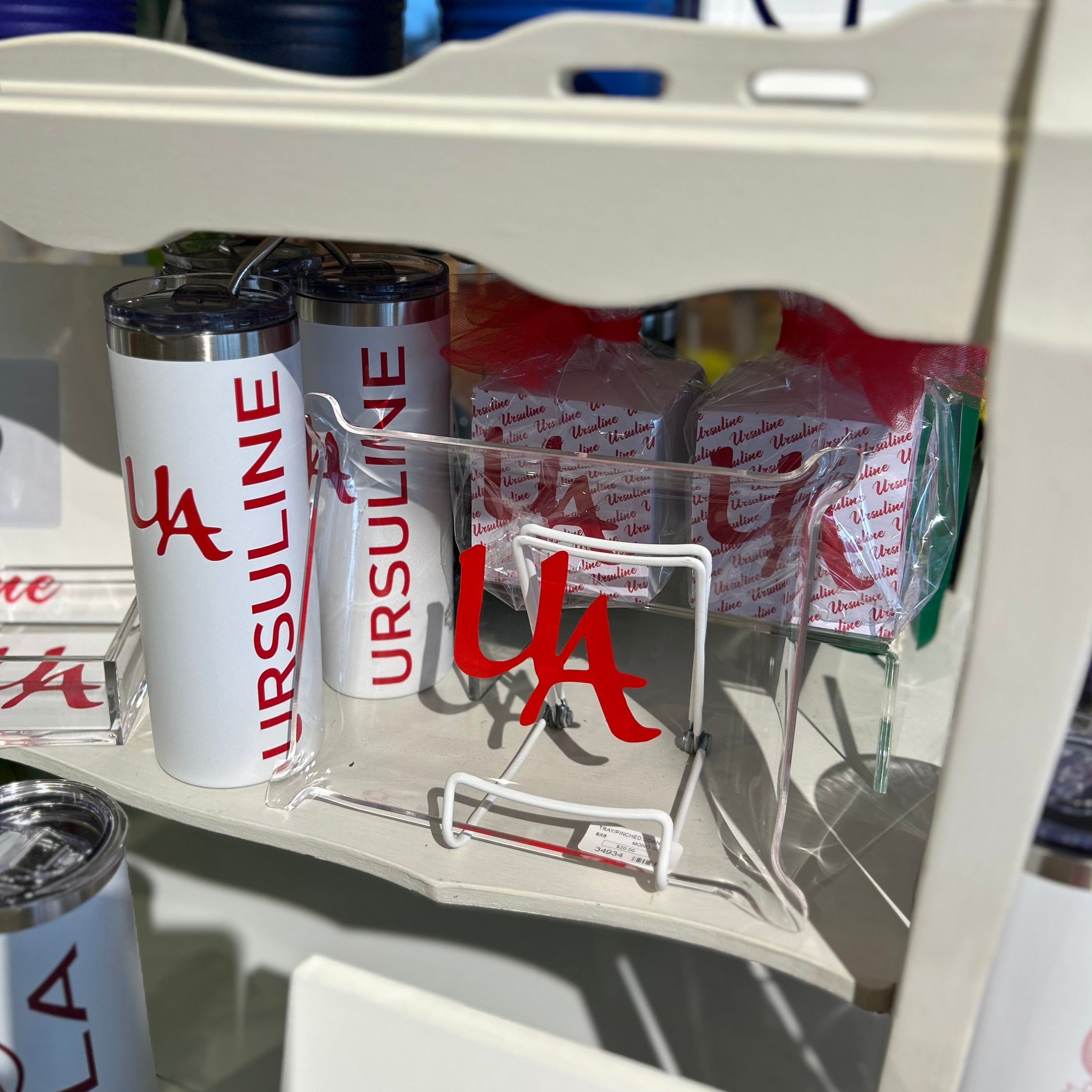 Personalized Acrylic Pinch Tray - 8 x 6"