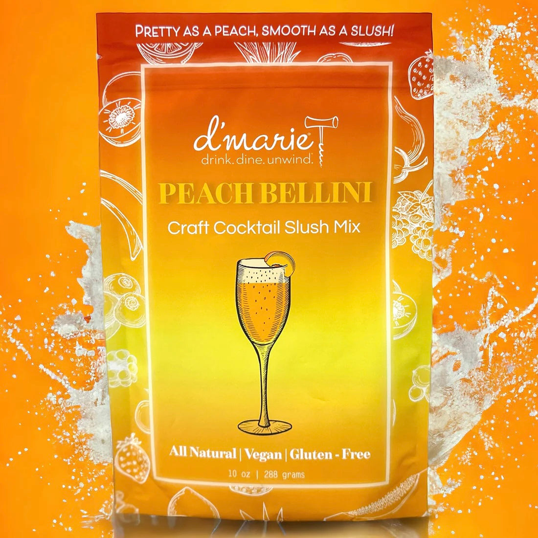 Craft Cocktail Slush Mix - Peach Bellini