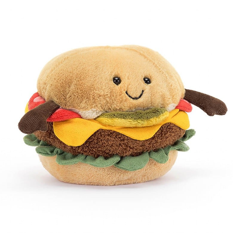 Jellycat Amuseables - Food & Drink - Hamburger