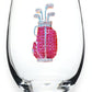 Jeweled Stemless Wine Glass - Golf