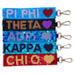 Sequin Sorority Heart Wristlet - Assorted