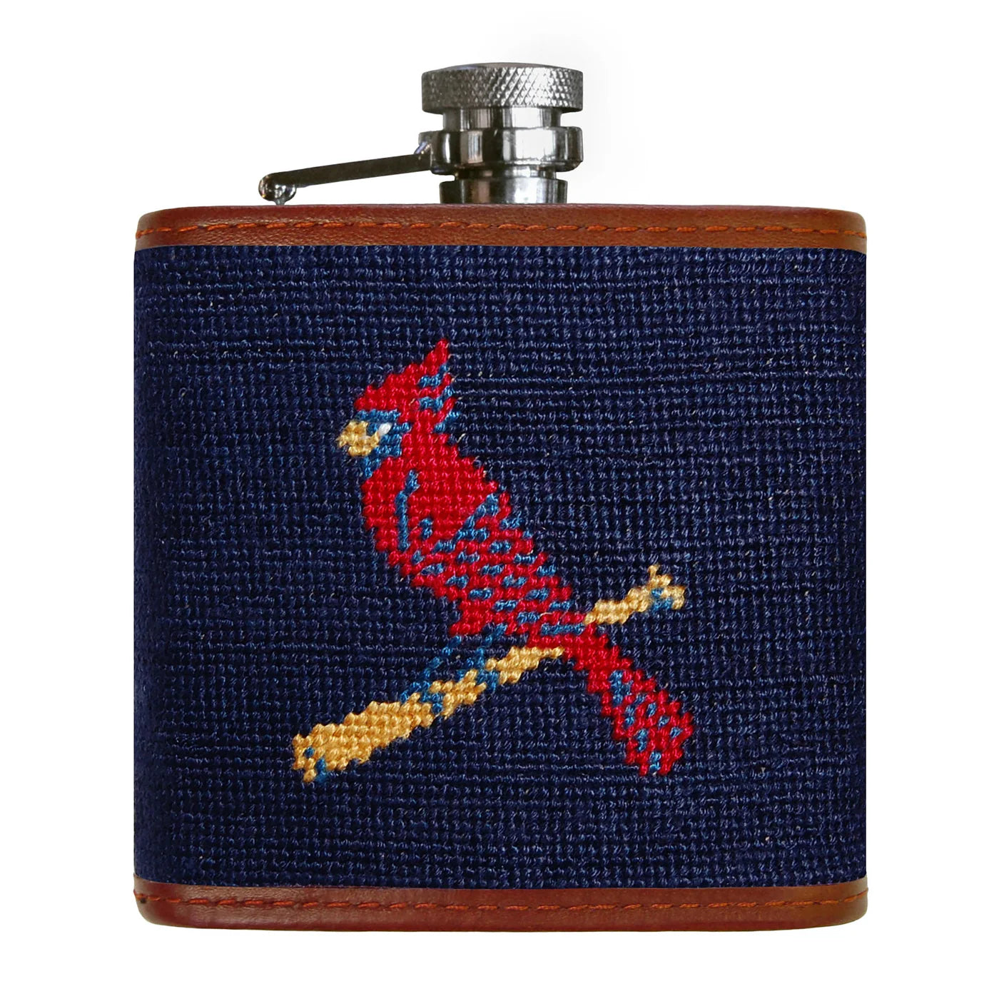 Needlepoint Flask - St. Louis Cardinals