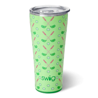 Swig Stainless Steel Tumbler w/Lid - 32oz. (Tee Time)