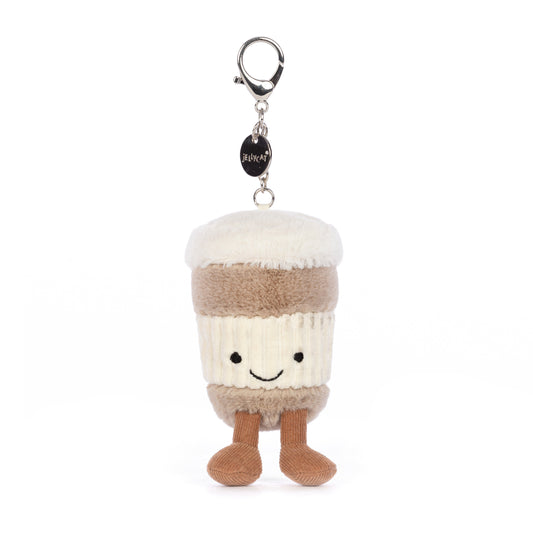 Jellycat Amuseable Bag Charms - Coffee