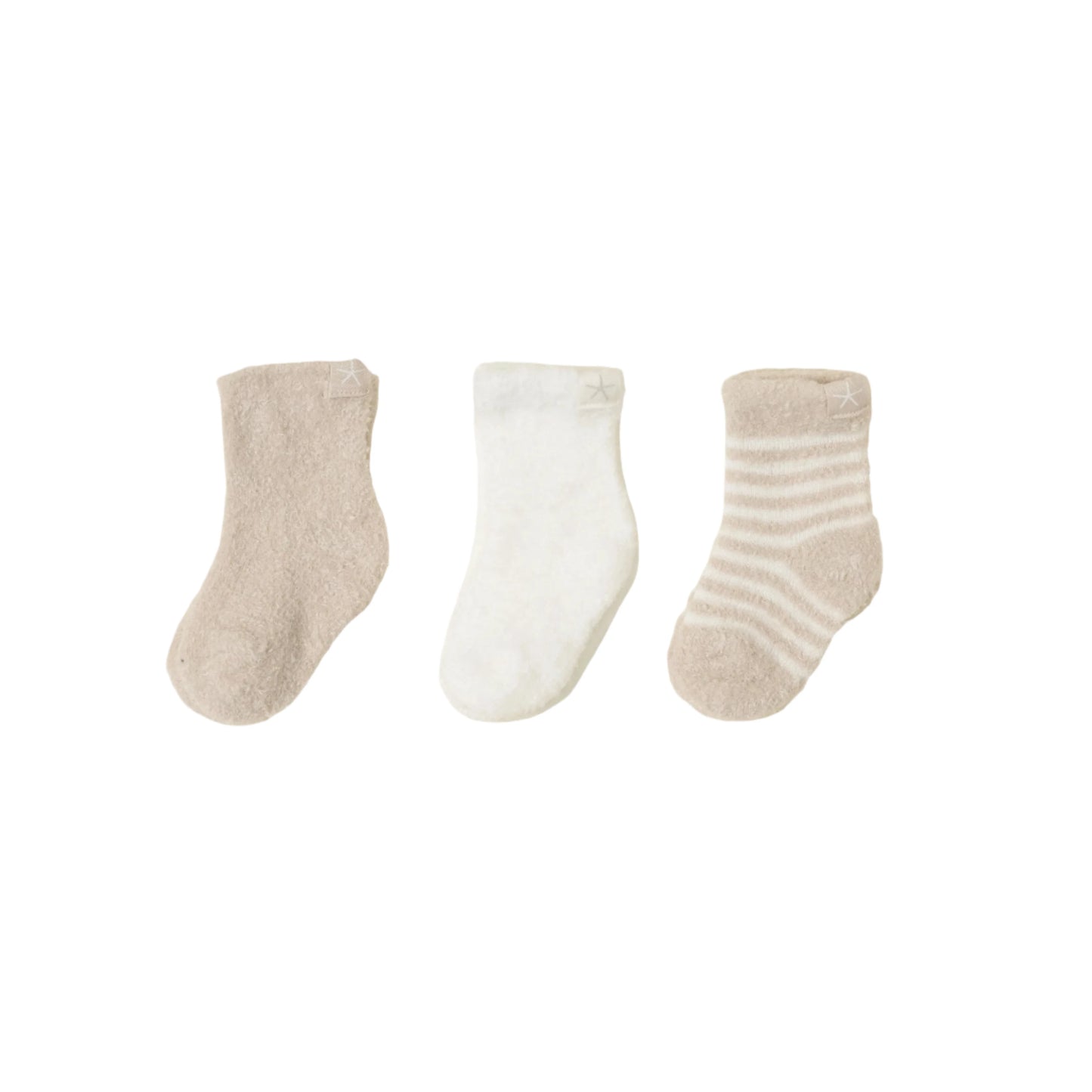 Barefoot Dreams Cozychic Lite Knit Infant Socks - Set/3