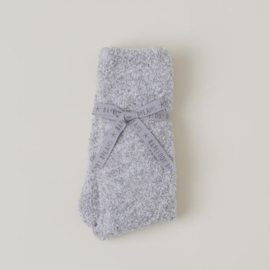 Barefoot Dreams CozyChic Heathered Crew Socks