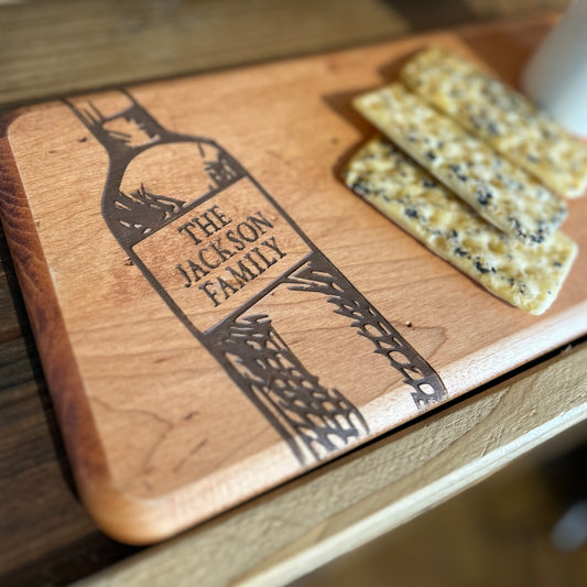 Personalized Maple Artisan Plank Serving Board