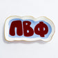 Sorority Name/Color Trinket Tray - Pi Beta Phi