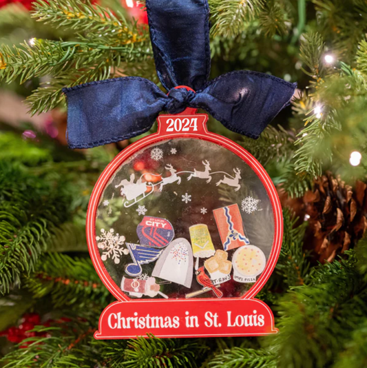 2024 Christmas in St. Louis Snow Globe Ornament