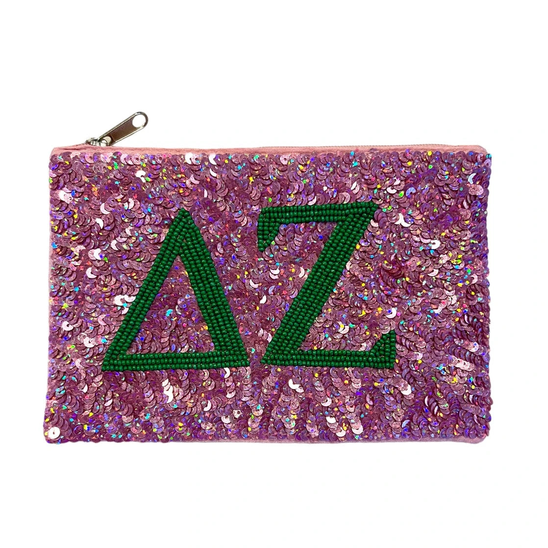 Sequin Sorority Coin Pouch - Delta Zeta