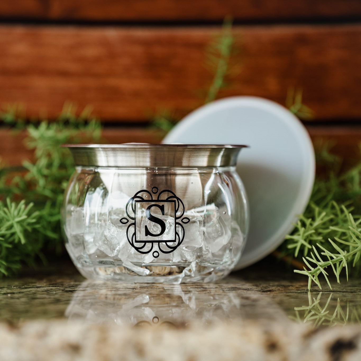 Personalized Acrylic Iced Dip Server