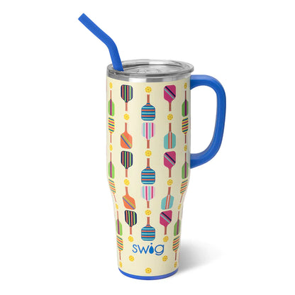 Swig Stainless Steel Mega Mug w/Straw - 40oz. (Assorted)