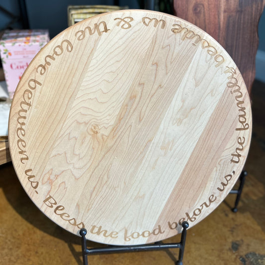 Personalized Maple Lazy Susan