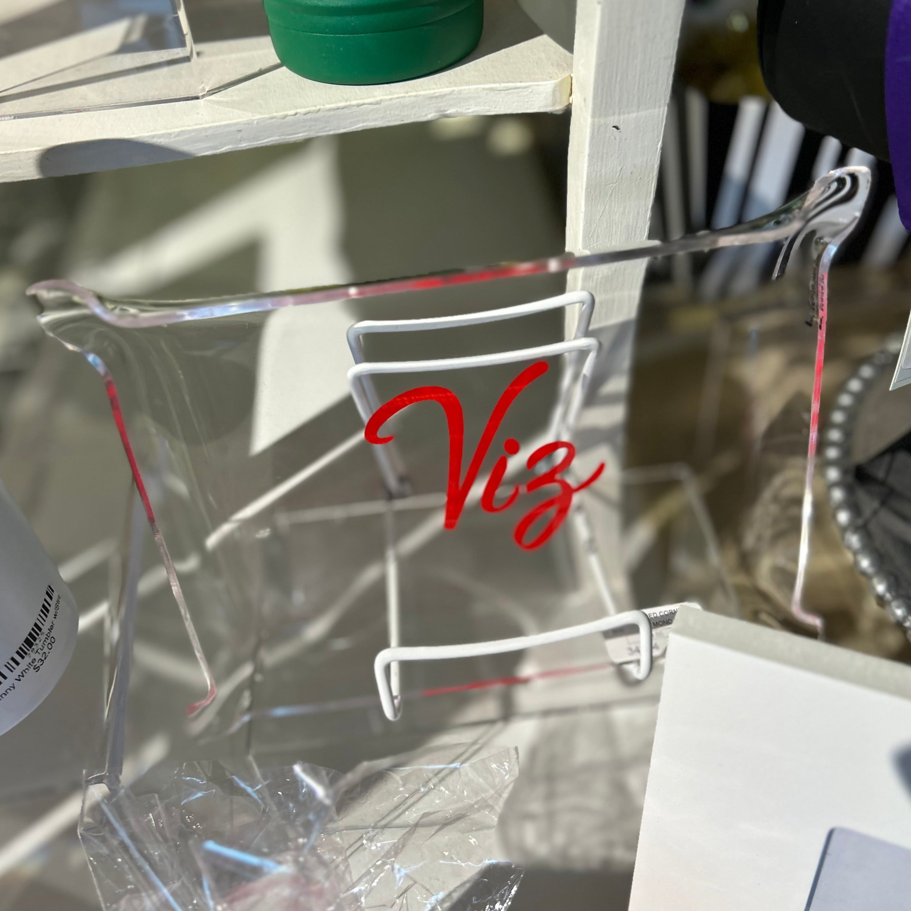 Personalized Acrylic Pinch Tray - 8 x 6"