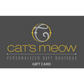 Cat's Meow Gift Card