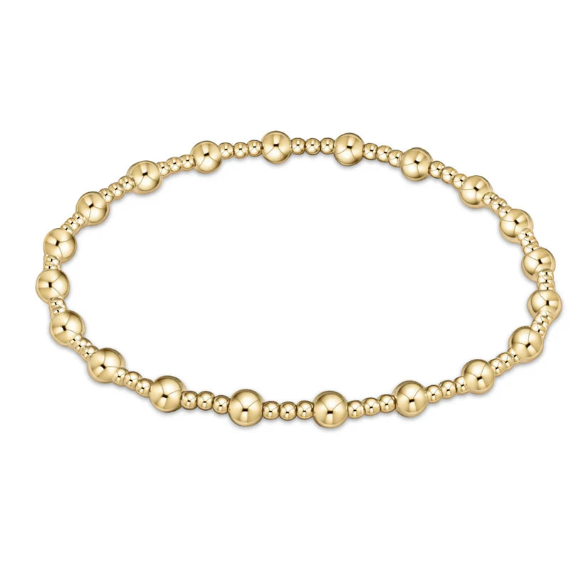 enewton Classic Sincerity Pattern 4mm Bracelet Gold