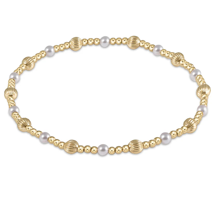 enewton Dignity Sincerity Pattern 4mm Bracelet Pearl