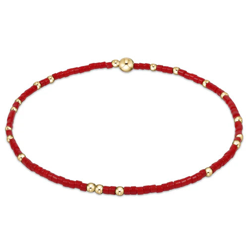 enewton Gameday Hope Unwritten Bracelet - Bright Red