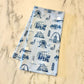 Louie Louie Waffle Tea Towel STL Toile