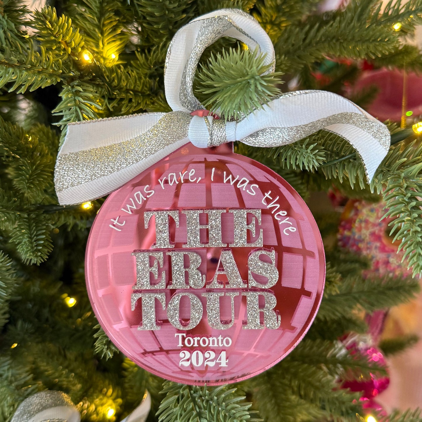 The Eras Tour Personalized Ornament