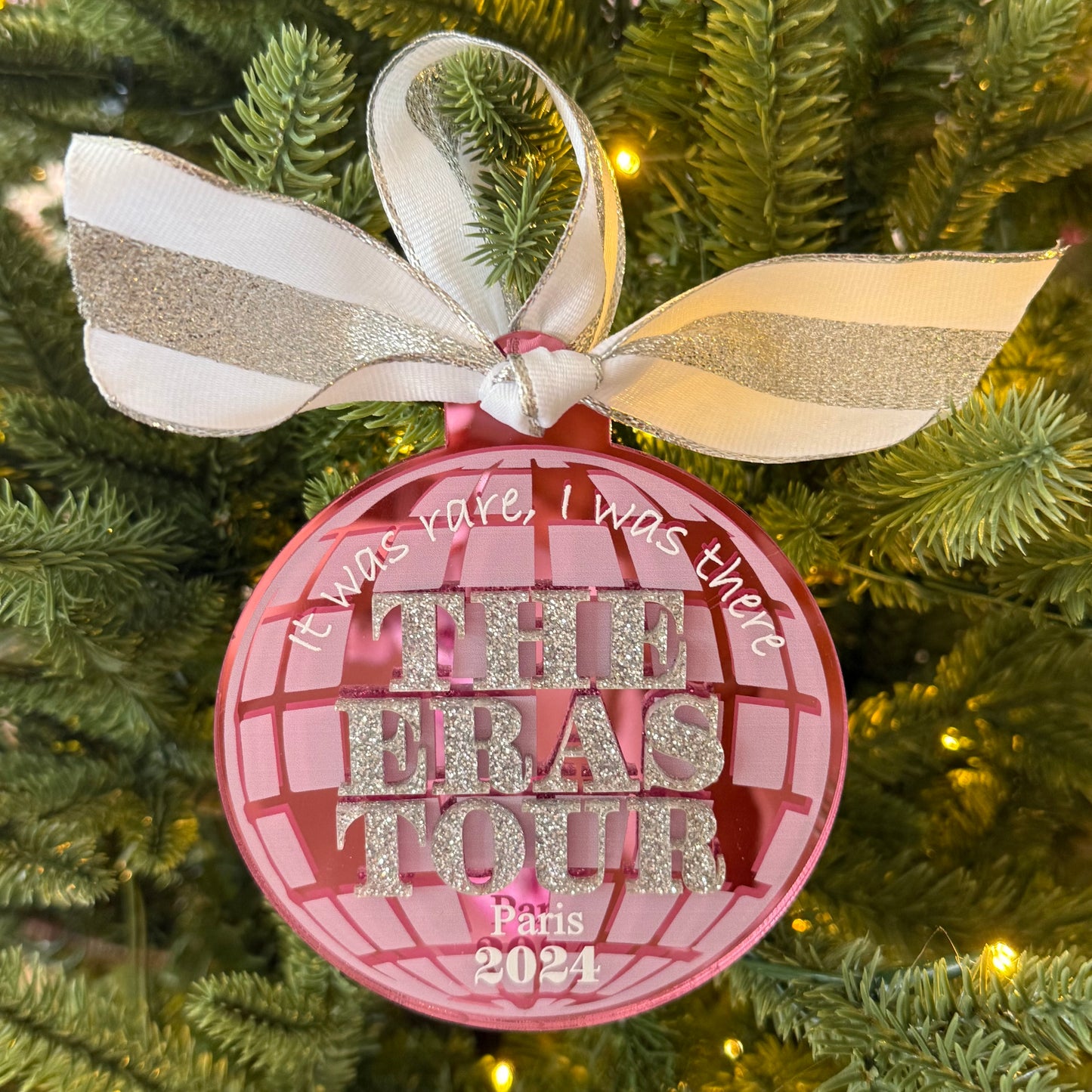 The Eras Tour Personalized Ornament