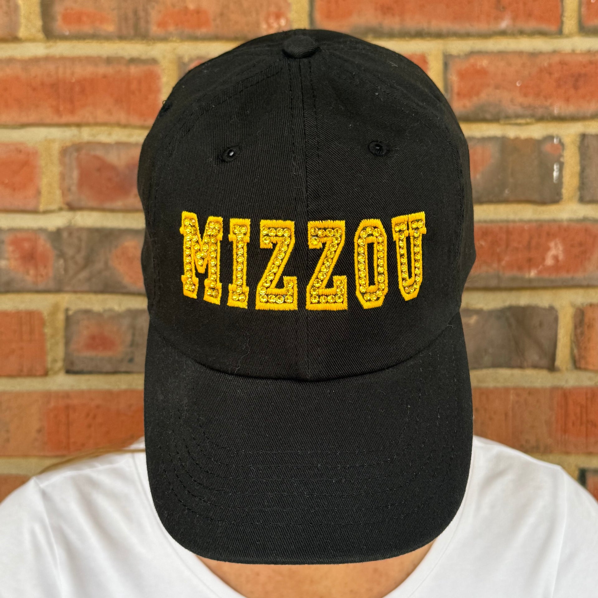 Desert Cactus University Of Missouri Baseball Hat - Mizzou Tigers Embroidered Cap, Adjustable Strap