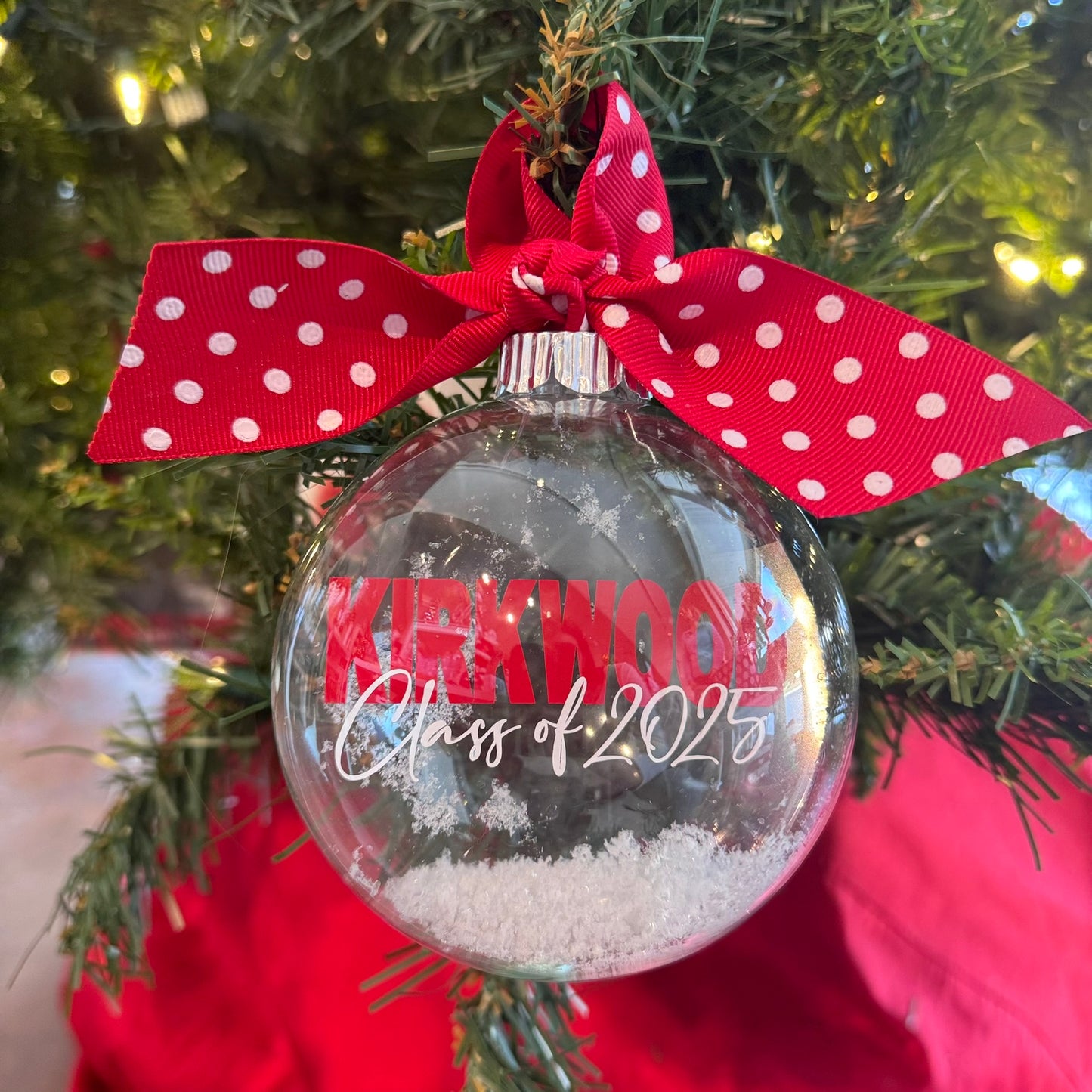 Glass Ball Ornament - Graduation