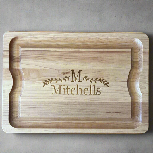 Personalized Maple BBQ Carving Board