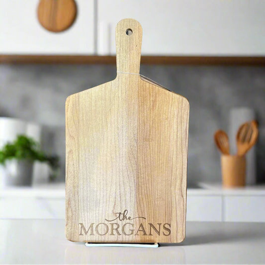 Personalized Maple Rectangle Handle Cutting Board/Cheese Board