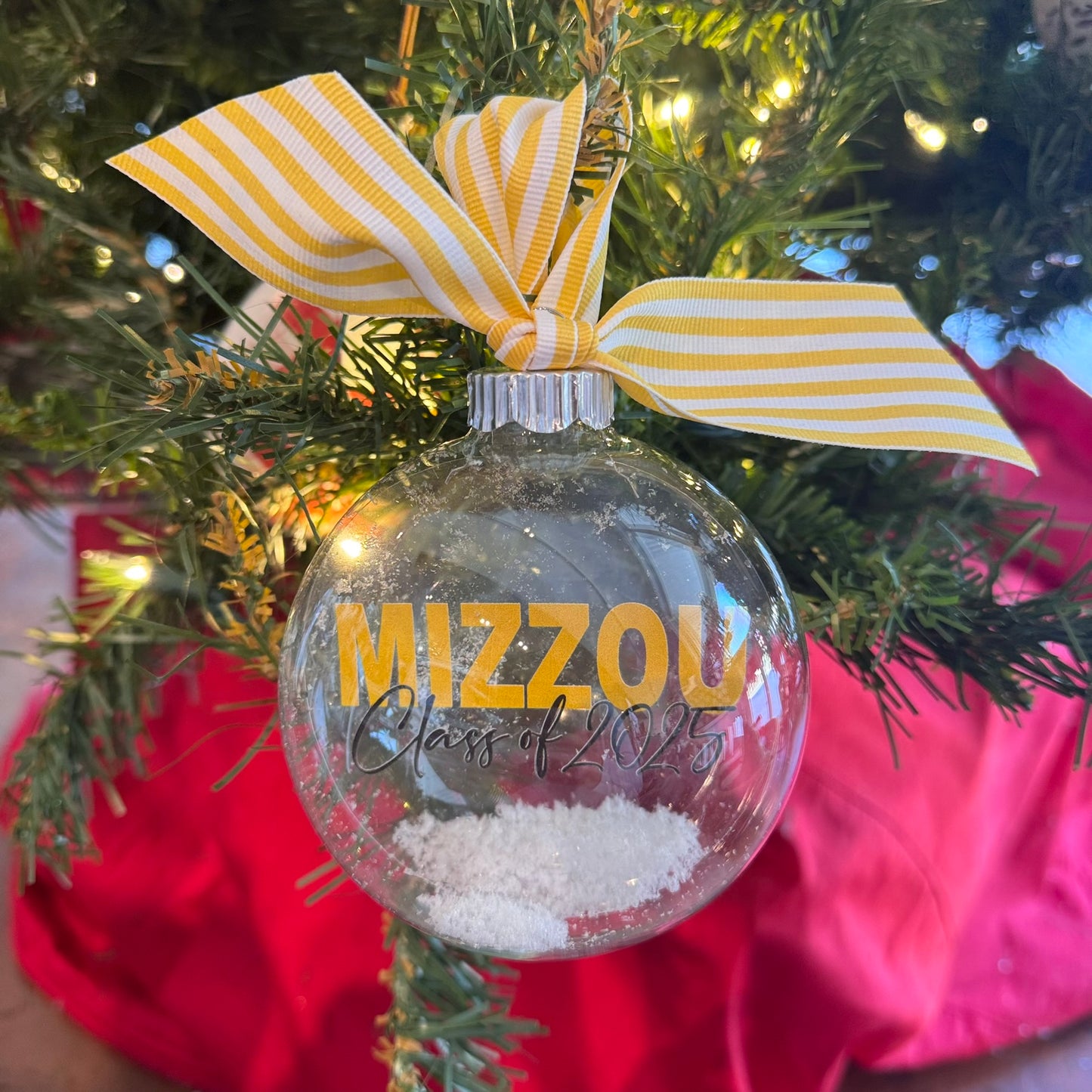 Glass Ball Ornament - Graduation