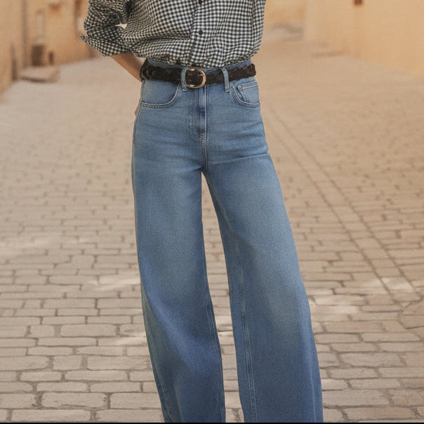 Z Supply Nova High Rise Wide Leg Denim Pant Fresca – Cat's Meow