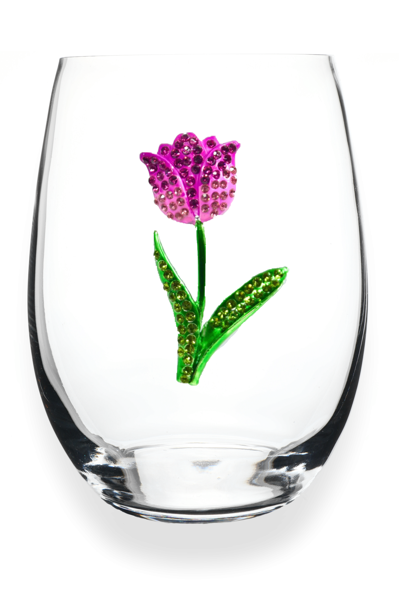 Jeweled Stemless Wine Glass - Every Day