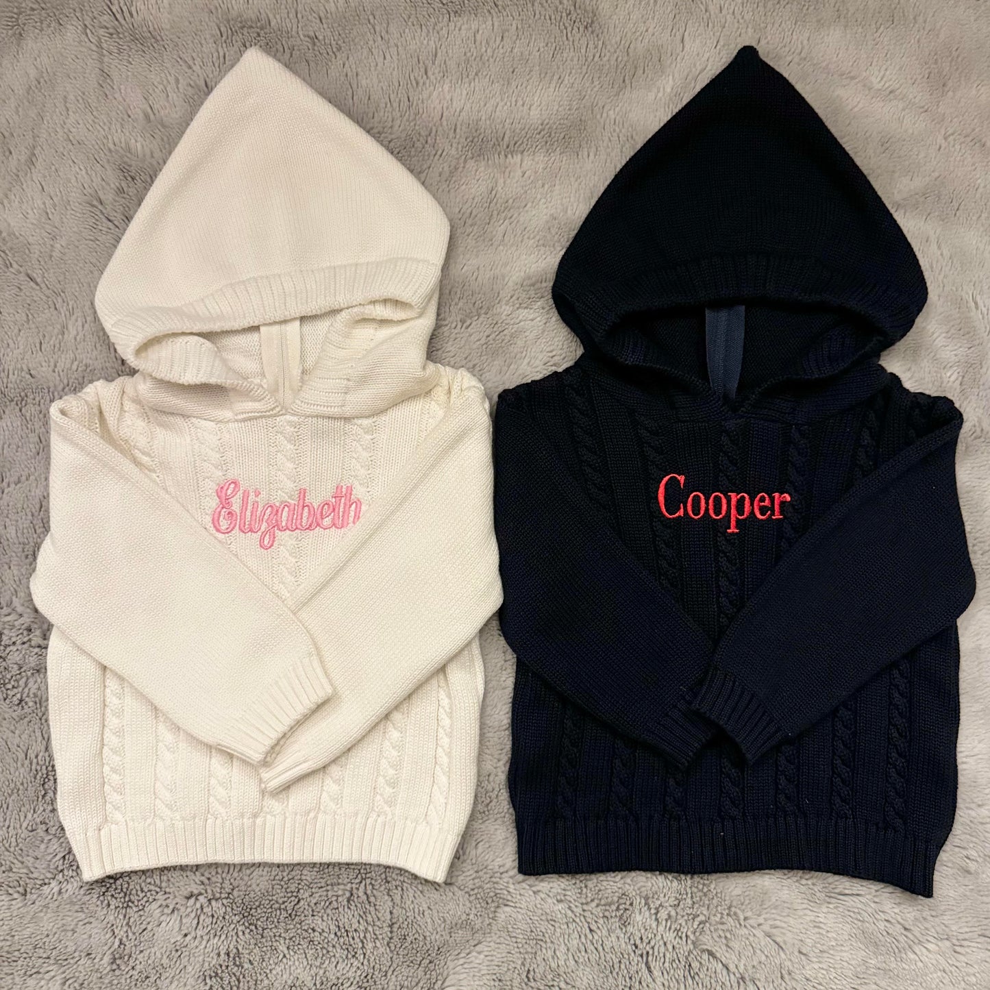 Personalized Hooded Baby Sweater