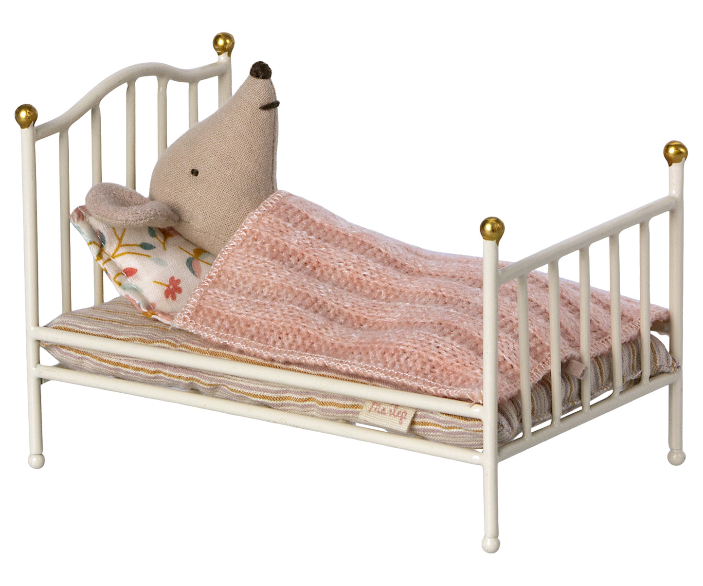 Maileg Vintage Bed (Mouse) - Off White