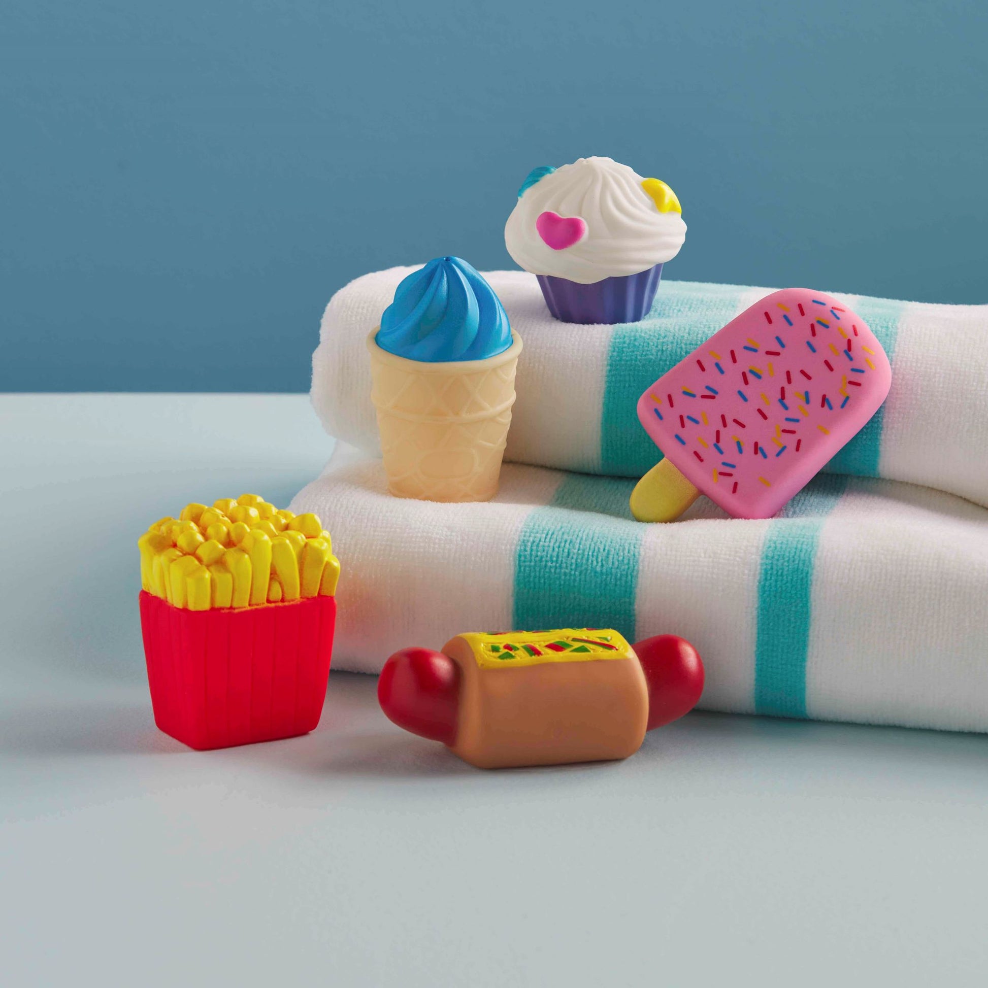 Baby Bath Toy Set - Junk Food