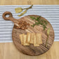 Personalized Round Serving Board w/Handle