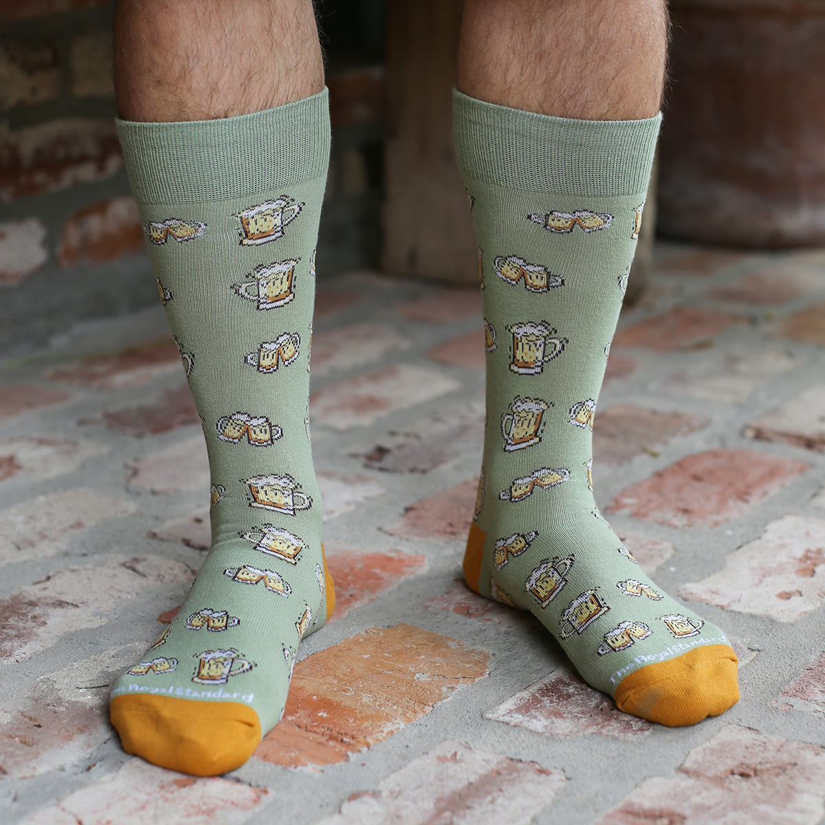 Men's Combed Cotton Crew Socks