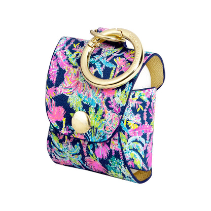 Lilly Pulitzer Airpod Carrier w/Keyring