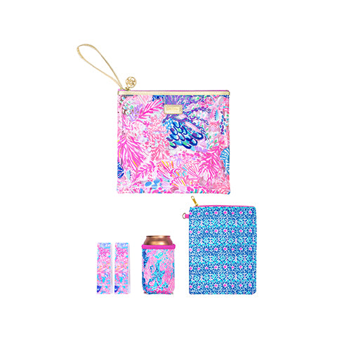 Lilly Pulitzer Beach Day Pouch - Splendor in the Sand