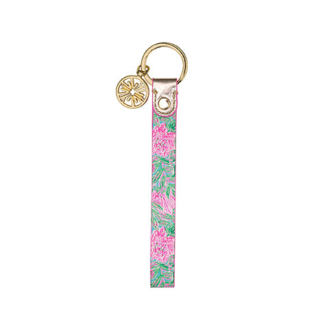 Lilly Pulitizer Strap Key FOB - Coming In Hot