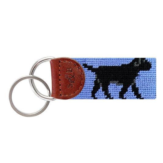 Needlepoint Key FOB - Black Lab