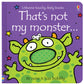 That's Not My... Children's Board Book - Monster