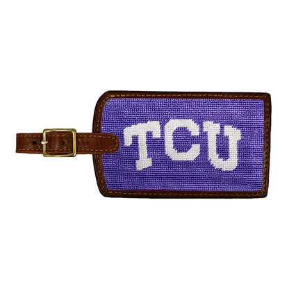 Needlepoint Luggage Tag - Collegiate - TCU