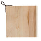 Personalized Maple Square Serving Board w/Leather Handle